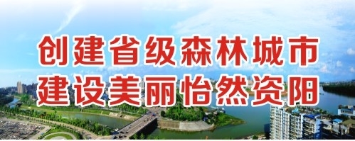 操曰本骚女创建省级森林城市 建设美丽怡然资阳